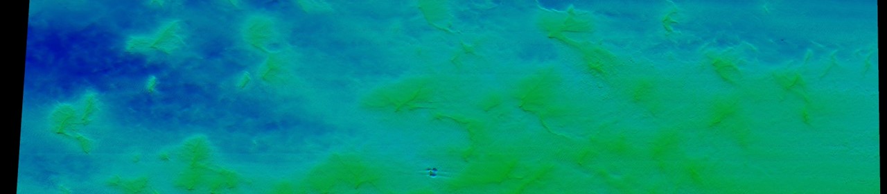 Multibeam processed bathymetry